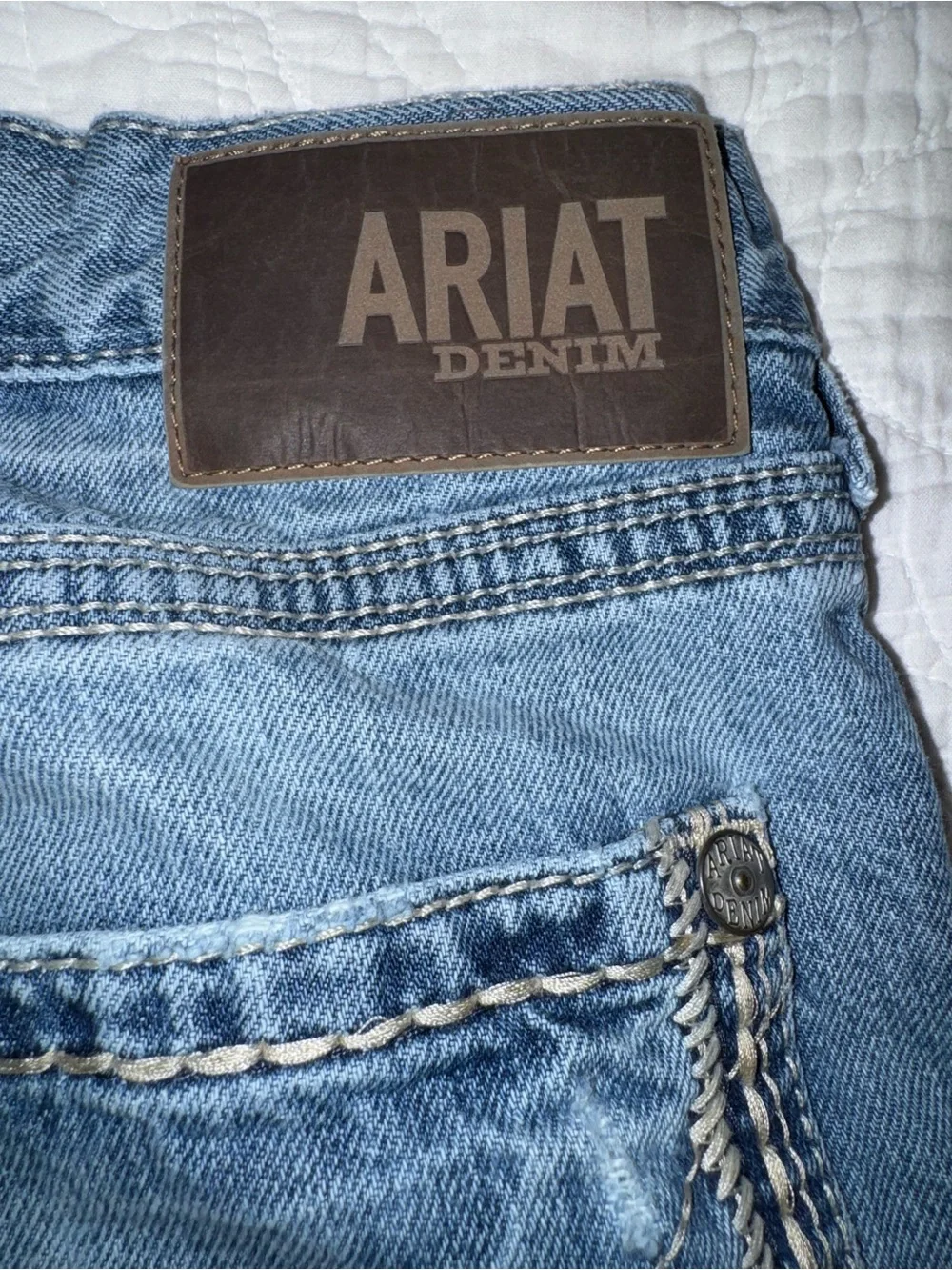 Ariat M5 Straight Fit Straight Leg Jeans Men’s 33x30 Western Denim Cowboy